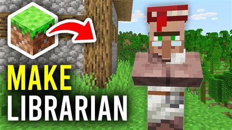 How To Make Librarian Villager In Minecraft Full Guide Youtube