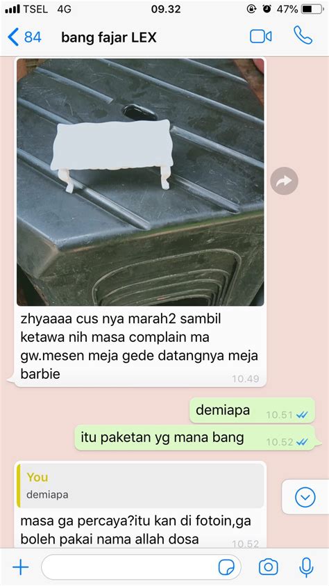 Chat Lucu Kurir Dengan Pelanggan Ini Bikin Tepuk Jidat