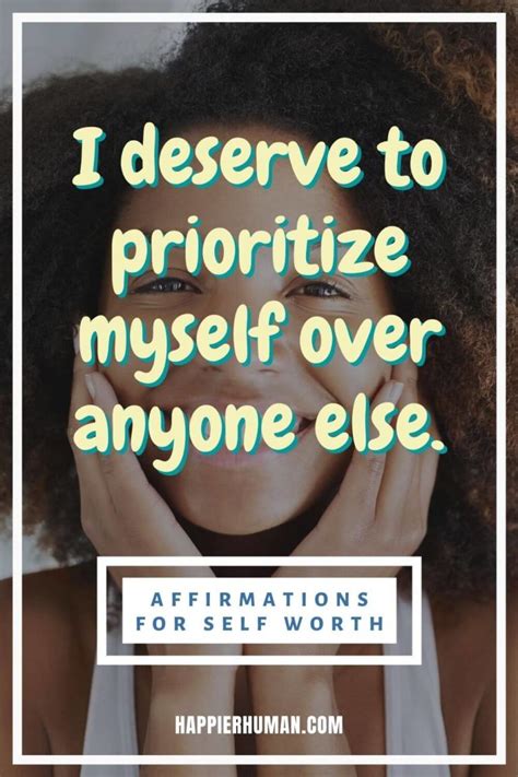 70 Affirmations For Self Worth And Love Yourself More Happier Human