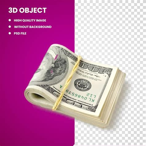 3d Us Dollar Geld Banknote Us Dollar Hundert Dollar Schein Us Dollar