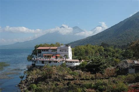 The Hotel And His View Of The Atitlàn Lake And San Pedro Volcano