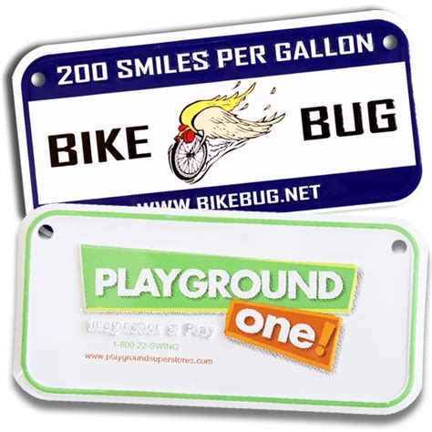 bicycle plates customized   logo