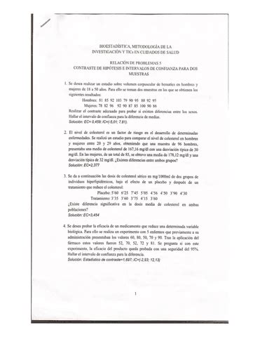 Relacion De Problemas Pdf