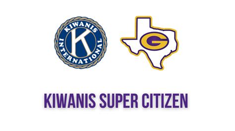 Granbury Isd Recognizes March Kiwanis Super Citizen Award Winners