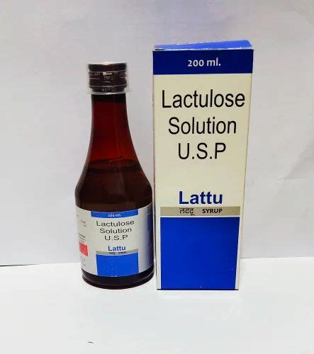 Lactulose Solution Usp Syrup 200 Ml Carton Prescription At Rs 246