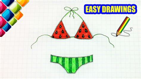 Drawing Girl In Bikini At Glenn Barbee Blog