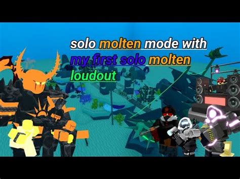 Solo Molten Mode With My First Solo Molten Loudout Tower Defense