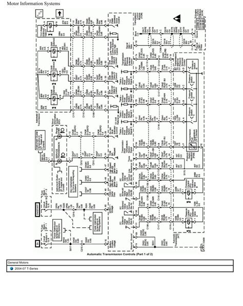 General Motors Truck T Series Wiring Diagrams 2004 2007