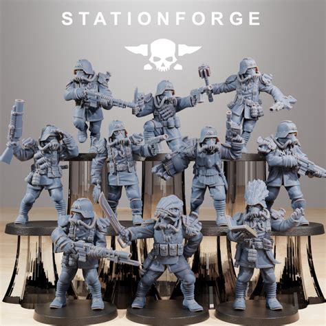 D Printable Grimguard Xenarid Hunters By Station Forge