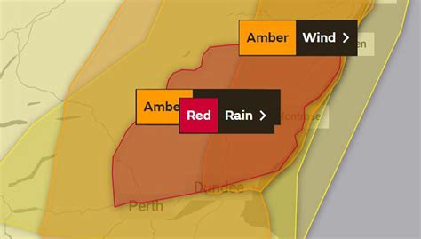 Storm Babet Red Rain Warning Extended To Dundee And Perthshire