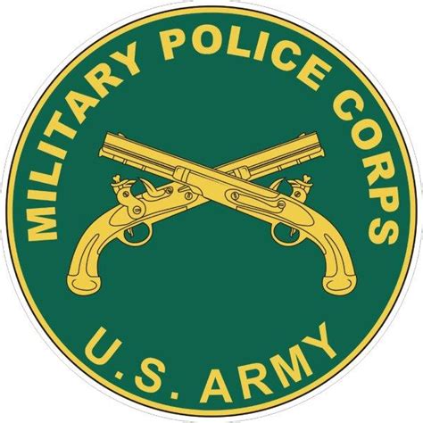 US Army Military Police Decals Bumper Stickers Labels By Miller Concepts