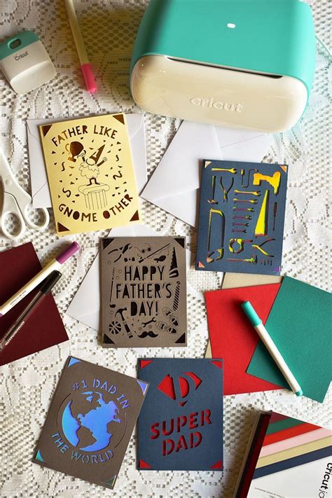 Fathers Day Cards With Cricut Joy Joy Cards Fathers Day Cards Easy