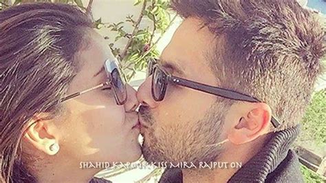 Shahid Kapoor Hot Kiss Mira Rajput On Wedding Anniversary By Hottest