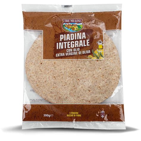 Piadina Integrale Con Olio Extra Vergine Di Oliva Tre Mulini Eurospin