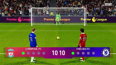 Pes 2021 Liverpool Vs Chelsea Fc Premier League Penalty Shootout Salah Vs Werner