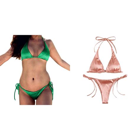 Pack Women Bandeau Bandage Bikini Set Push Up Brazilian Swimwear Beachwear Swimsuit Bikiniwear