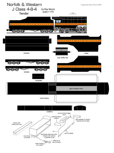 DIY Paper Model Train and Urban Units