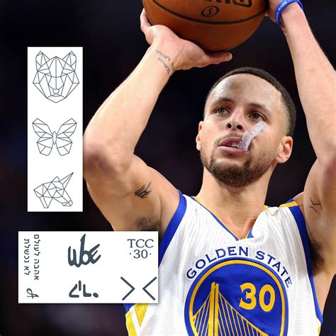 Steph Curry Temporary Tattoos Set – TattooIcon