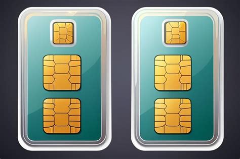 Sim-карта вектор мобильный телефон икона чип Simcard изолированный 3D ...