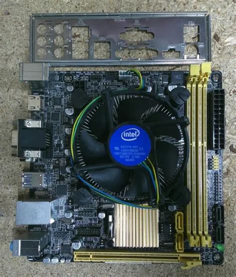 ASUS H81I PLUS DDR3 LGA1150 Motherboard With CPU FAN And BACKPLATE 34