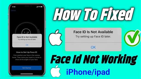 How To Fix Face Id Is Not Available Try Setting Up Face Id Later Iphone