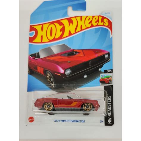 Hot Wheels Hw Roadsters Plymouth Barracuda Shopee Malaysia