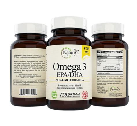 Buy Omega 3 EPA/DHA for Heart & Immune Support – Nature's Potent
