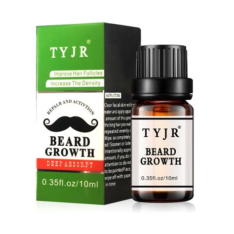 Men Beard Growth Oil 10ml Moustache Treatment Liquid Beard Increase