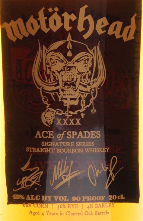 Motörhead Ace of Spades Straight Bourbon bei uns im Sho