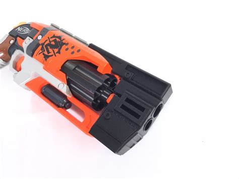 Sswi Custom Tactical Halo Barrel Easy Mod For Nerf Hammershot Etsy