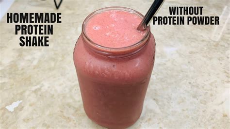 Homemade Protein Shake Without Protein Powder Youtube