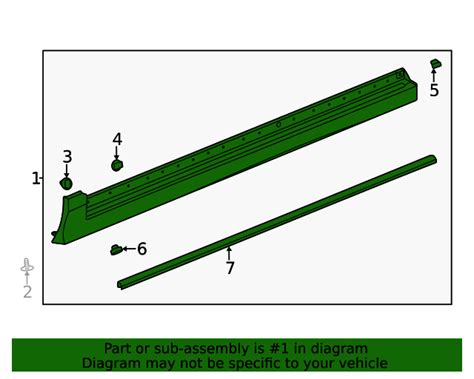 Buick Encore Gx Passenger Side Rocker Panel Molding