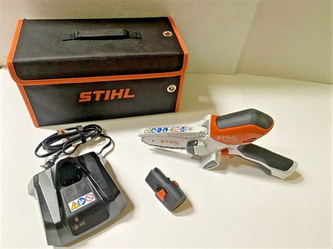 STIHL GTA 26 HANDHELD ELECTRIC CHAINSAW PRUNER W CARRY CASE CHARGER