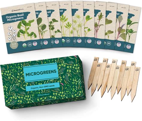 Amazon Organic Microgreens Seeds For Sprouting Variety Pack