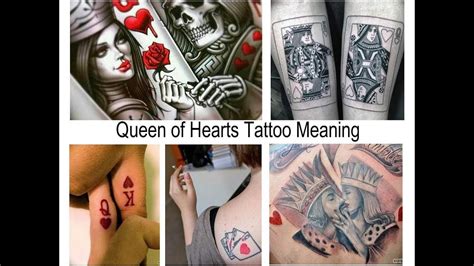 Queen Of Hearts Tattoo Meaning Facts And Photos For Tattoovalue Net