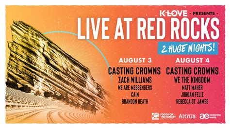 K LOVE Presents Live At Red Rocks 2021 TWO HUGE NIGHTS YouTube