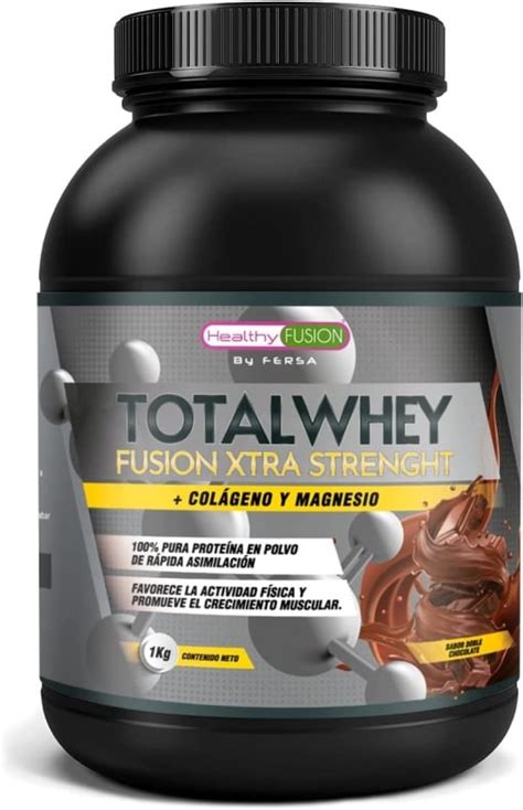 Whey Protein Colágeno Y Magnesio Rápida Asimilación Aumenta Masa Muscular Mejora Tus