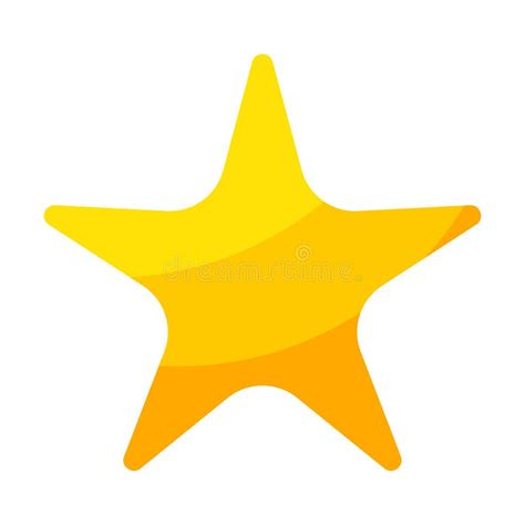 Yellow Star Icon Stock Vector Illustration Of Success 254241760