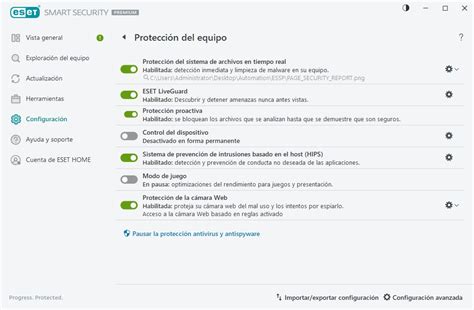 Protección del ordenador ESET Smart Security Premium 17 Ayuda en