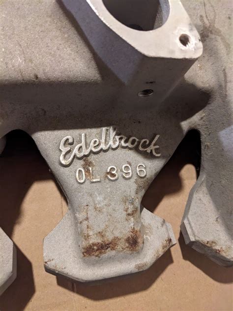 Oldsmobile Edelbrock Ol 396 3x2 Tri Power Intake Manifold 303 324ci For Sale Online Ebay