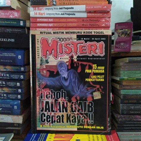 Jual Majalah Original Misteri No Edisi Maret April