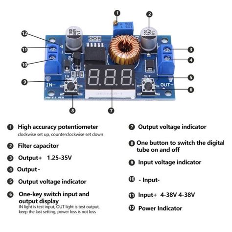 Module Dc Dc Module Xl Buck Dcdc R Glable Haute Efficacit De