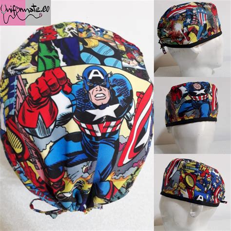 Gorro Quirúrgico Marvel 5 Gorros Quirúrgicos Personalizados