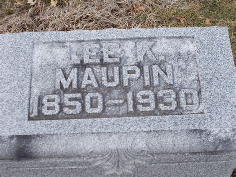 Lee Kennerly Maupin 1850 1930 Mémorial Find a Grave