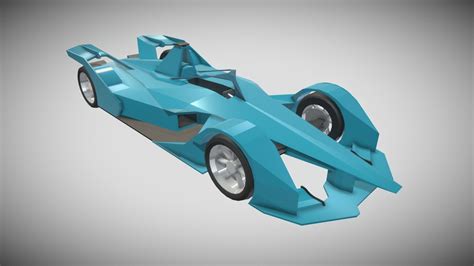 Formula E Gen 2 - Low Poly (30 minute model) - 3D model by Total Craft ...