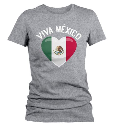 Womens Viva Mexico T Shirt Cinco De Mayo Shirts Mexican Etsy