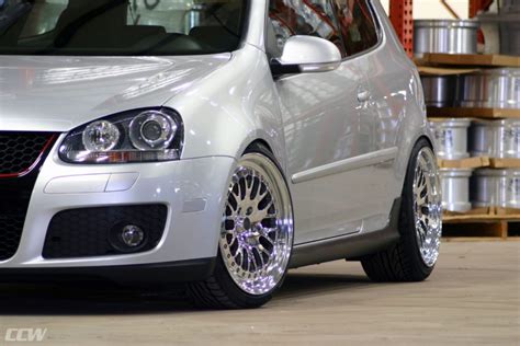 Volkswagen Golf Gti V Silver Ccw Classic Wheel Front