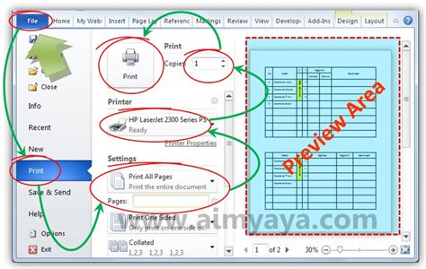 Cara Ngeprint Gambar Di Microsoft Word Denah