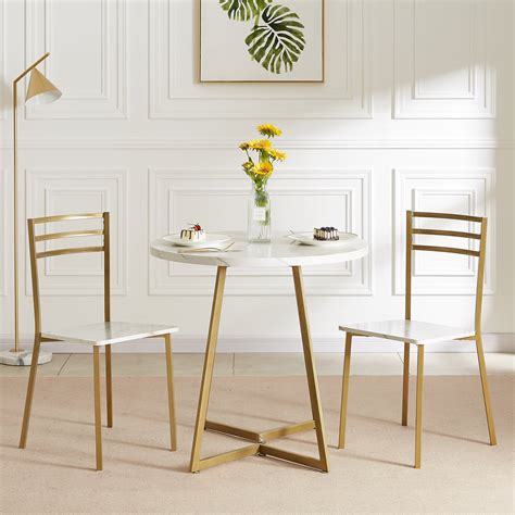 Nook 3-Piece Dining Set, White - Walmart.com