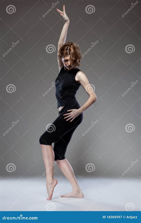 Attractive Woman Dancing Stock Image Image Of Beauty 18369597